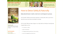 Desktop Screenshot of detoxsafely.org